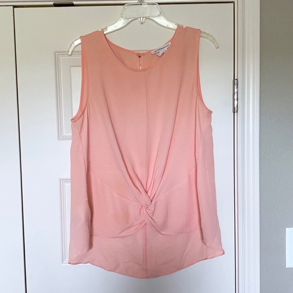 BCBGeneration Twist Knot Blouse